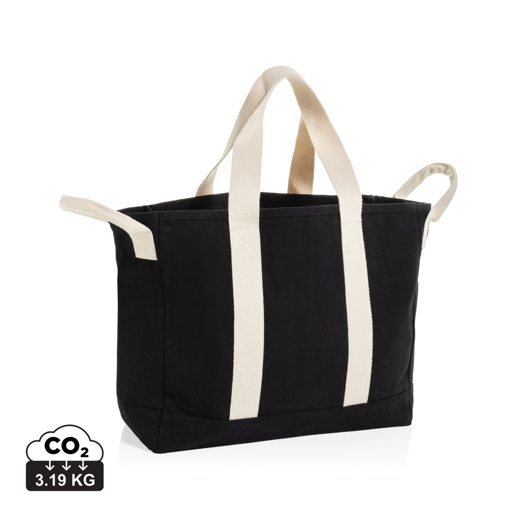 Bolsa playa BEAU AWARE™ lona reciclada 400 g/m² asa lateral