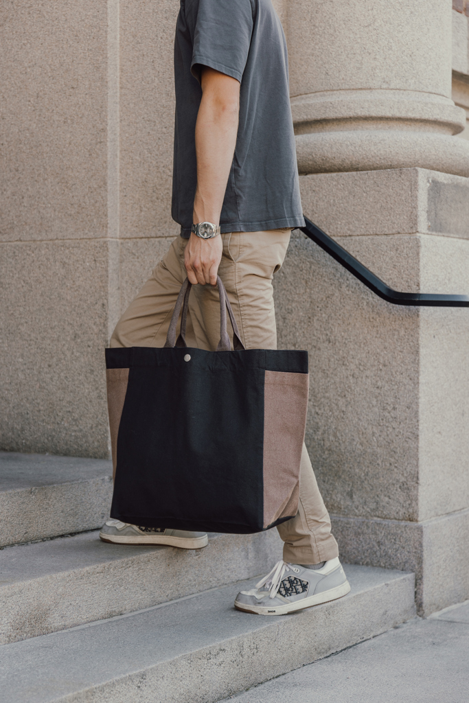 Bolsa de compra BEAU AWARE™ de lona reciclada 400 g/m²