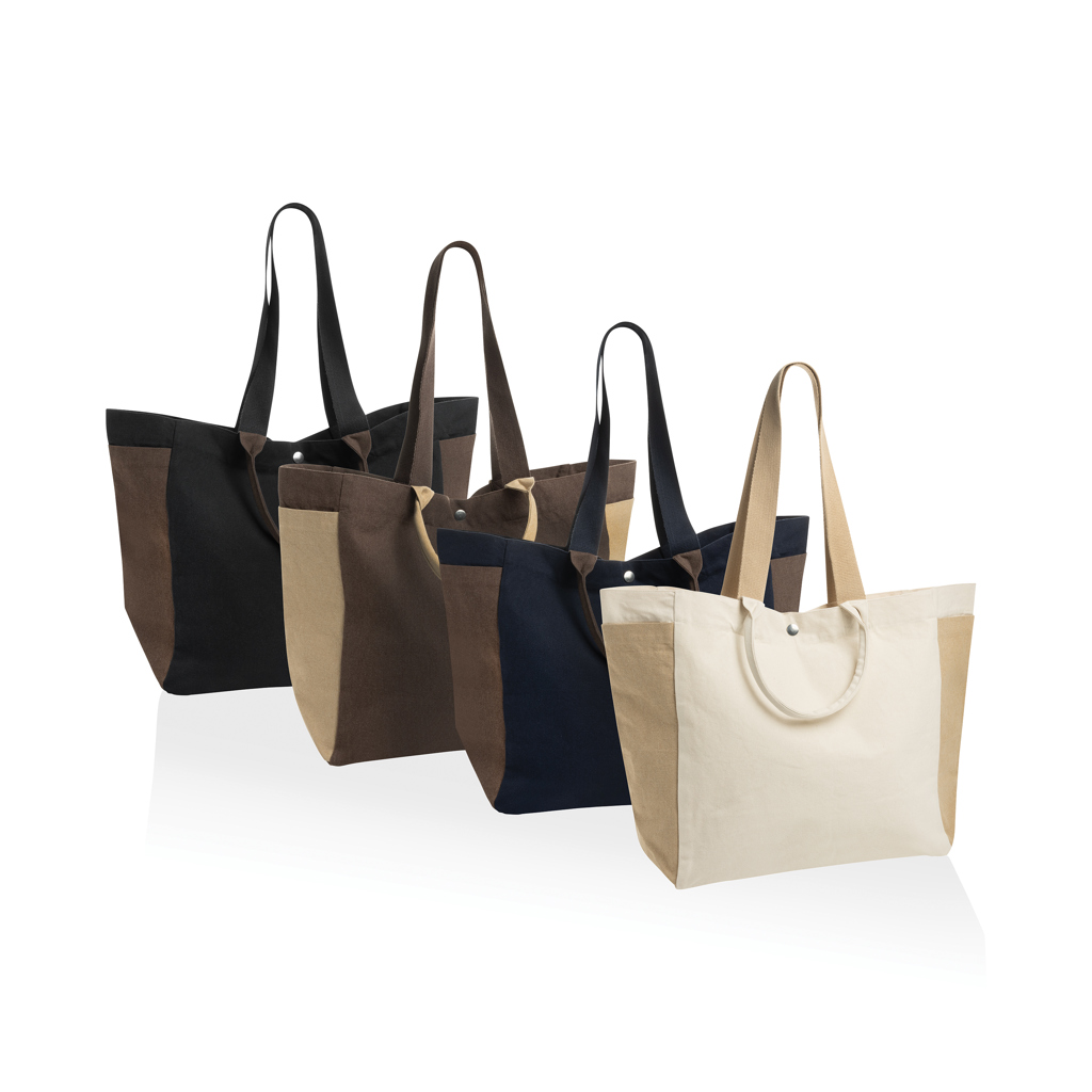 marron Bolsa de compra BEAU AWARE™ de lona reciclada 400 g/m²