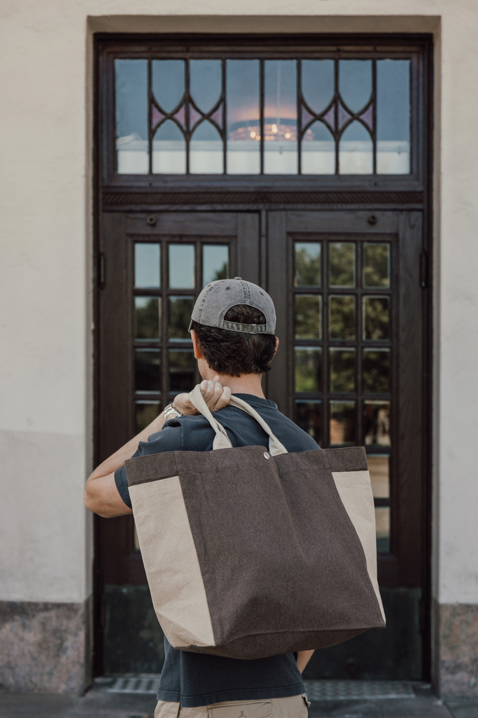 Bolsa de compra BEAU AWARE™ de lona reciclada 400 g/m²
