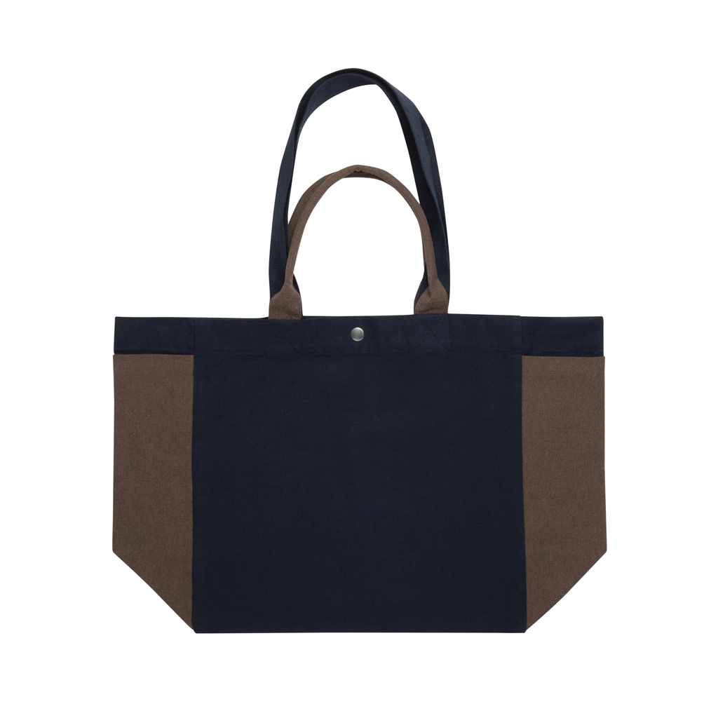 azul marino Bolsa de compra BEAU AWARE™ de lona reciclada 400 g/m²