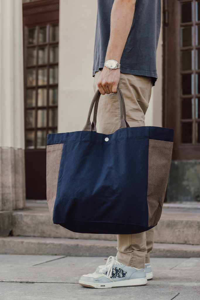 Bolsa de compra BEAU AWARE™ de lona reciclada 400 g/m²