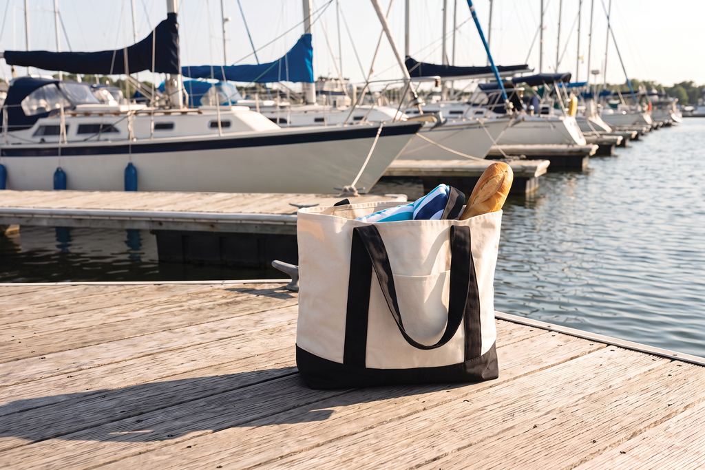 Sac cabas 350gsm en coton recyclé AWARE™ SHOP LOCAL