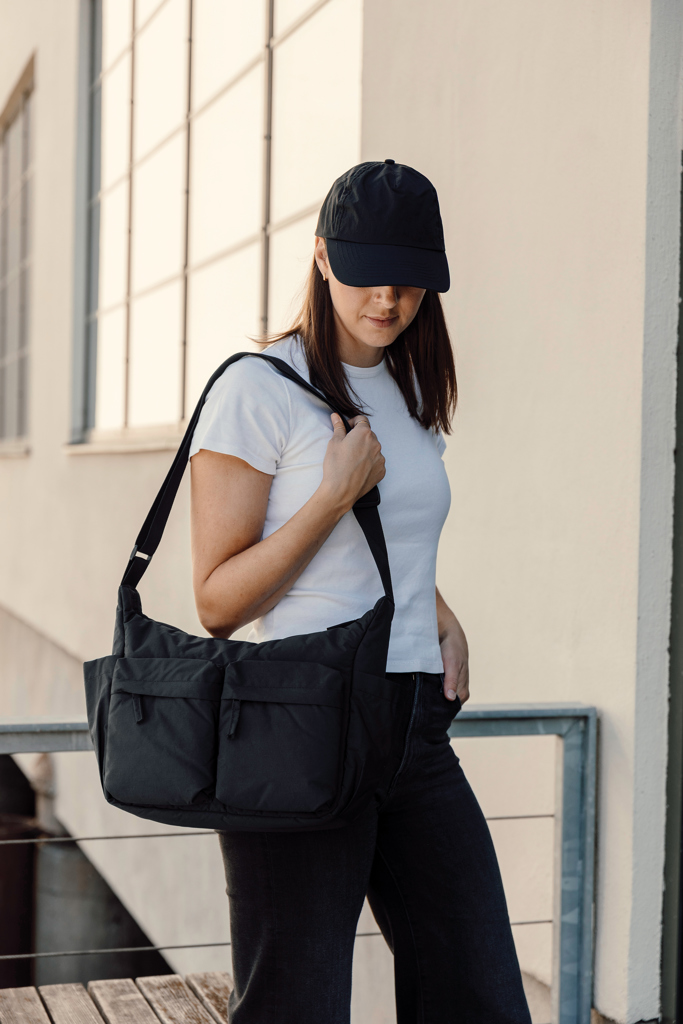 Sac bandoulière en nylon recyclé RCS KENTO URBAN