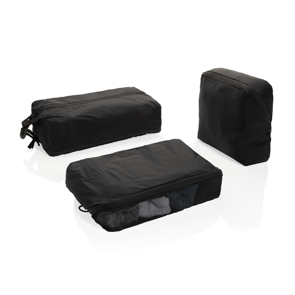 Lot de cubes de rangement en nylon recyclé RCS KENTO URBAN