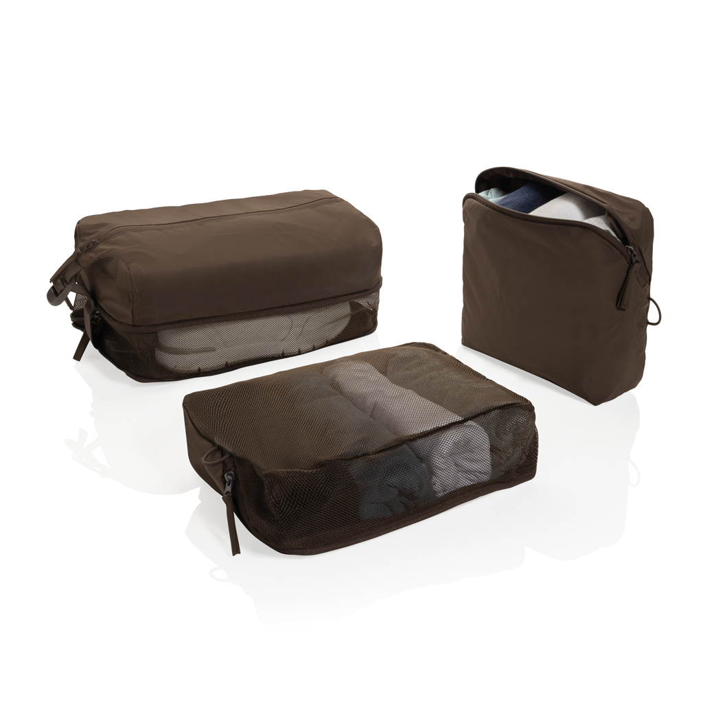Lot de cubes de rangement en nylon recyclé RCS KENTO URBAN