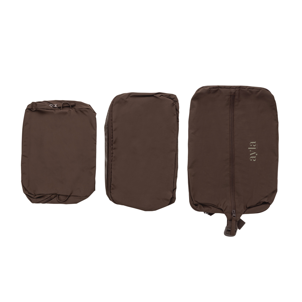 Lot de cubes de rangement en nylon recyclé RCS KENTO URBAN