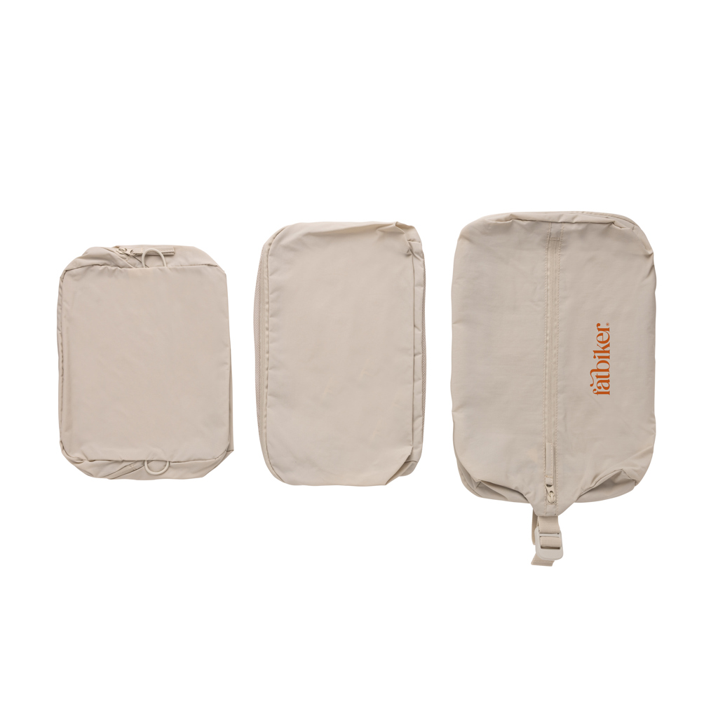 Lot de cubes de rangement en nylon recyclé RCS KENTO URBAN