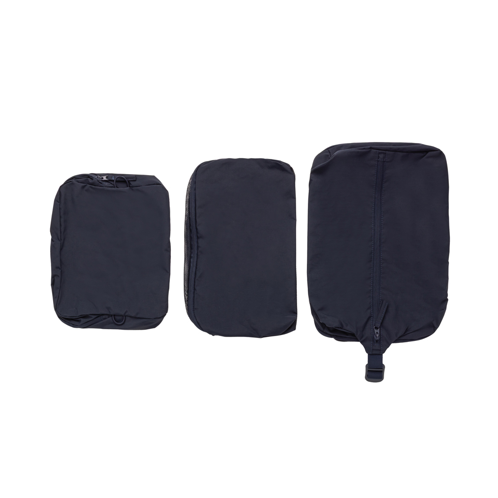 Lot de cubes de rangement en nylon recyclé RCS KENTO URBAN