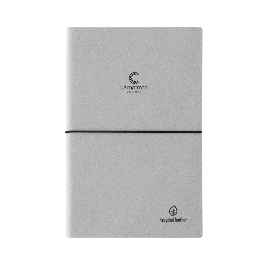 Picture of A5 recycled leather notebook