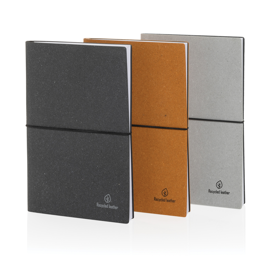 Picture of A5 recycled leather notebook