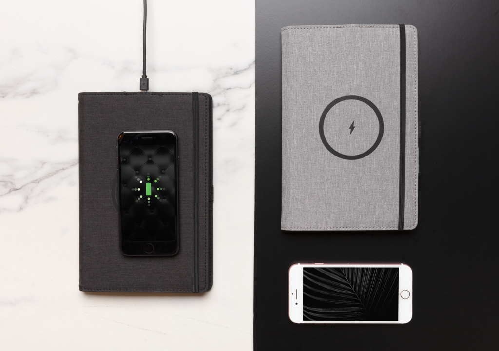 Picture of Air 5W wireless charging refillable journal cover A5