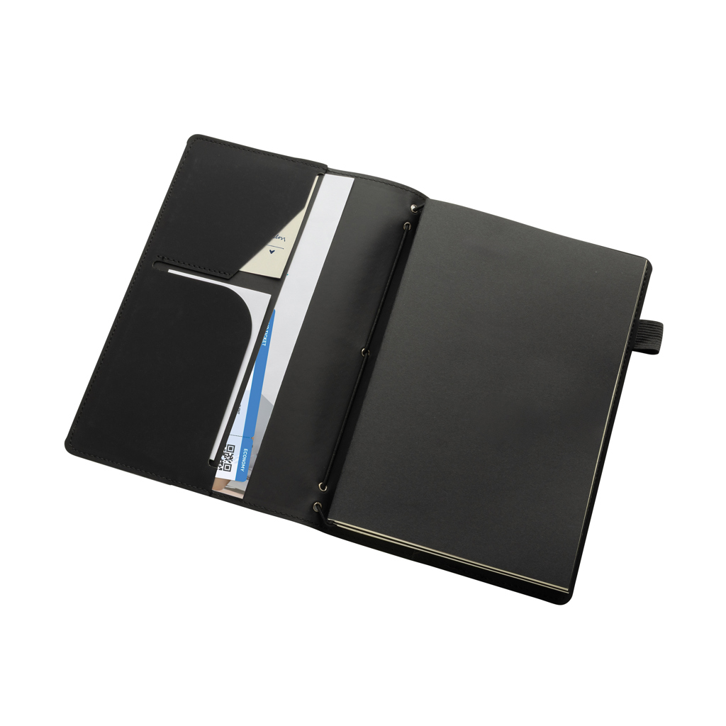 Carnet de notes 3 en 1 rechargeable en PU Daily Notes Binder