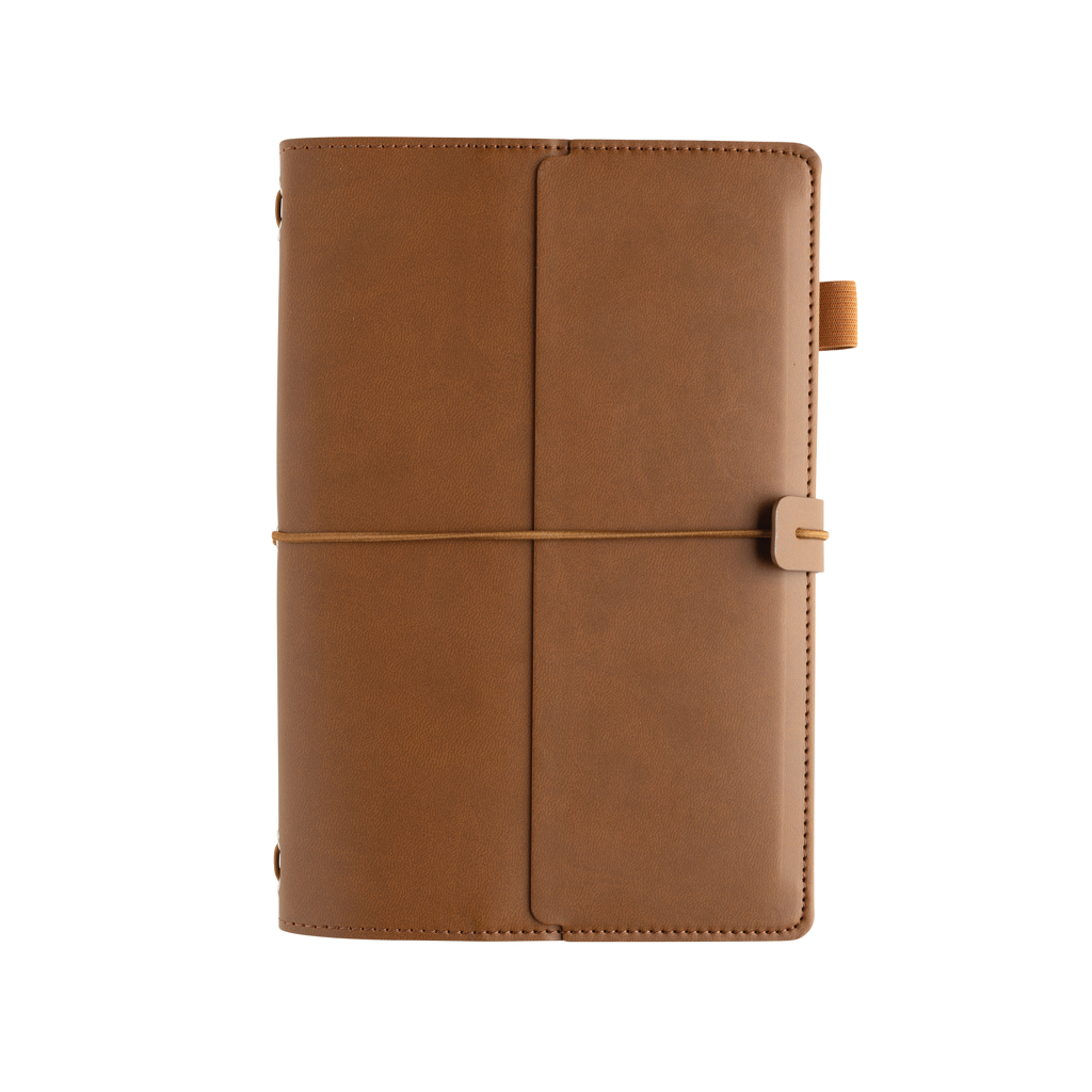 Carnet de notes 3 en 1 rechargeable en PU Daily Notes Binder