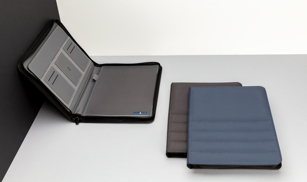Picture of Impact AWARE™ RPET A4 portfolio with zipper