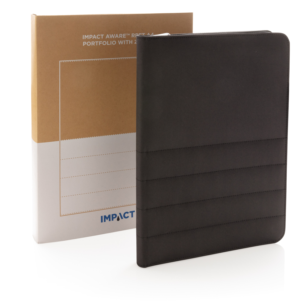 Picture of Impact AWARE™ RPET A4 portfolio with zipper