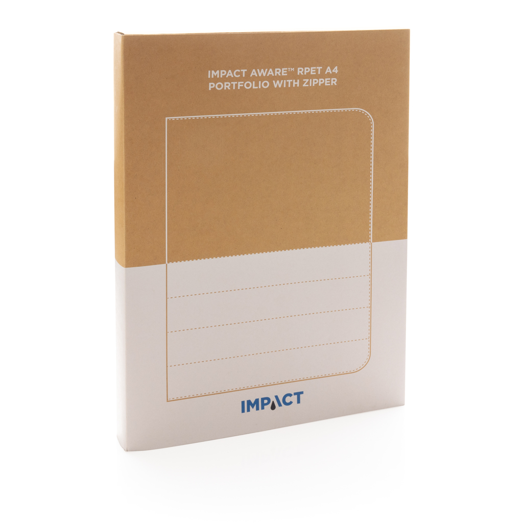 Picture of Impact AWARE™ RPET A4 portfolio with zipper