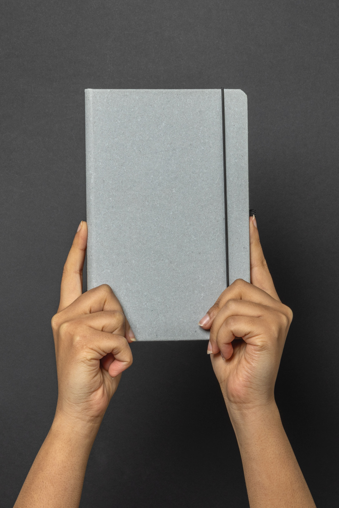 Picture of Recycled leather hardcover notebook A5