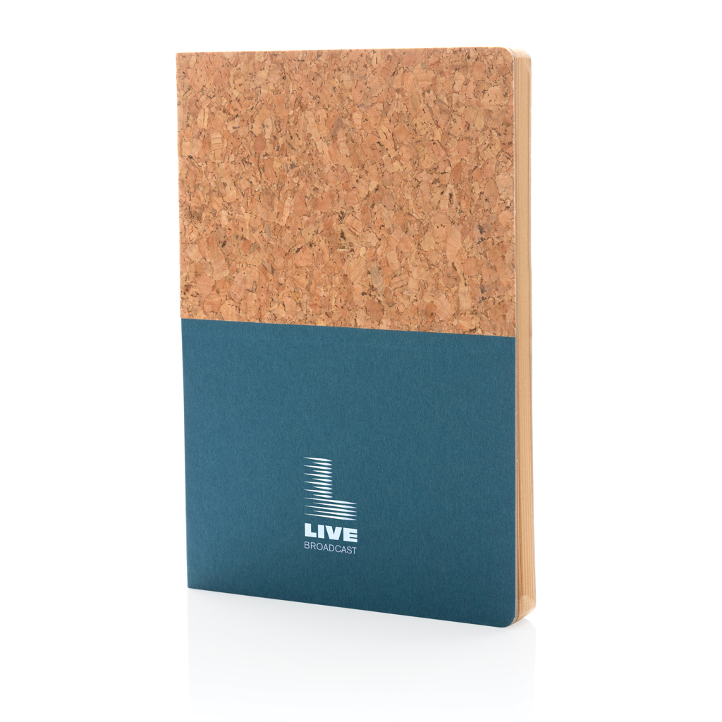 Picture of A5 cork & kraft notebook