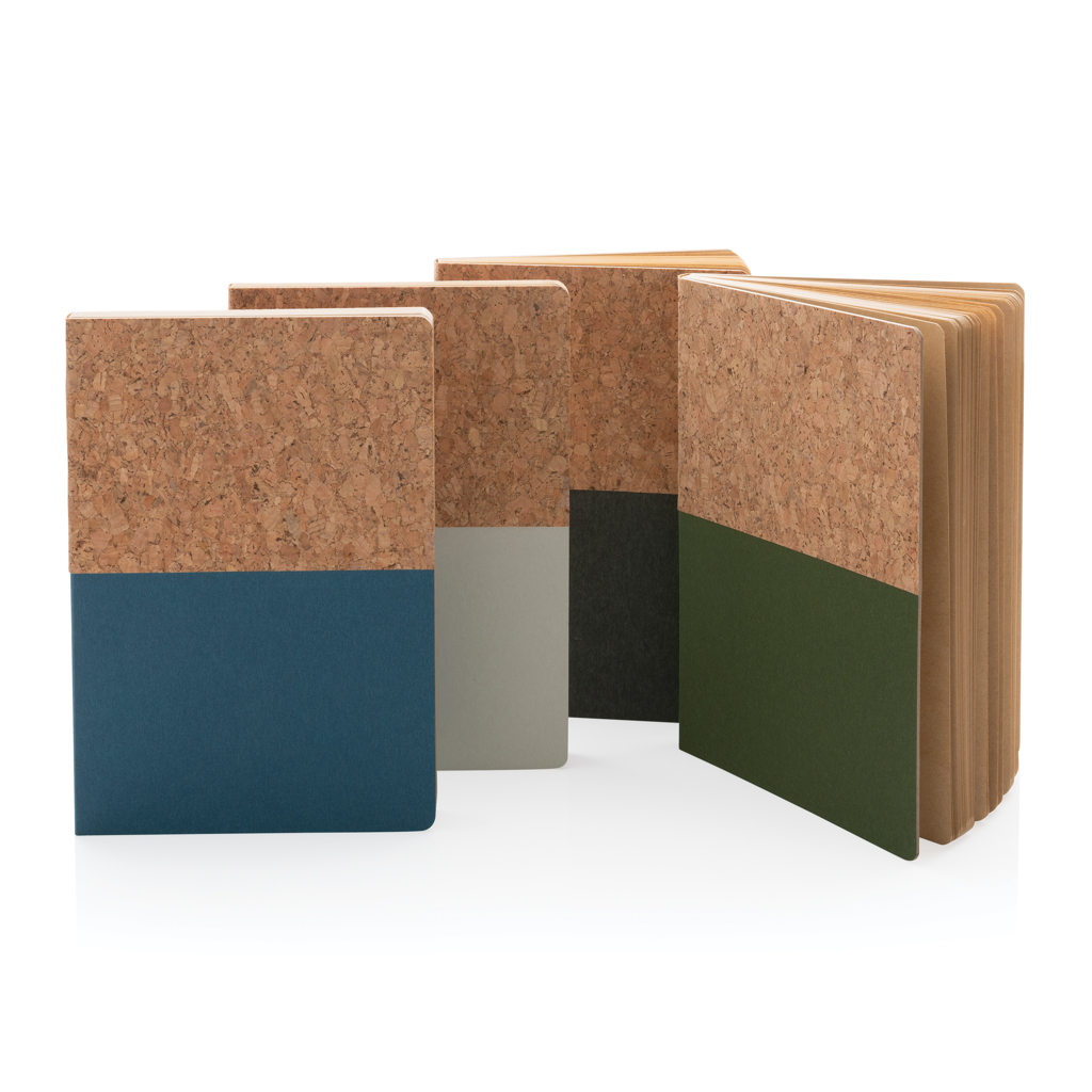 Picture of A5 cork & kraft notebook