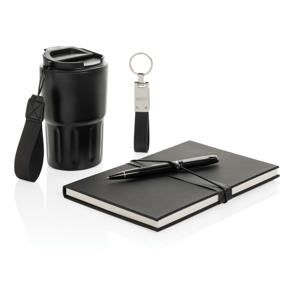 Picture of Swiss Peak RCS certified deluxe business gift set w/ tumbler