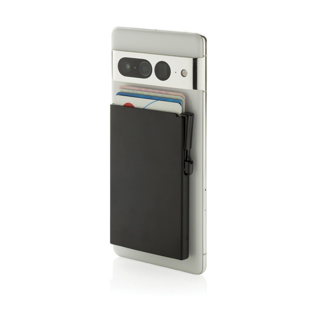Picture of Standard aluminium RFID magnetic phone cardholder