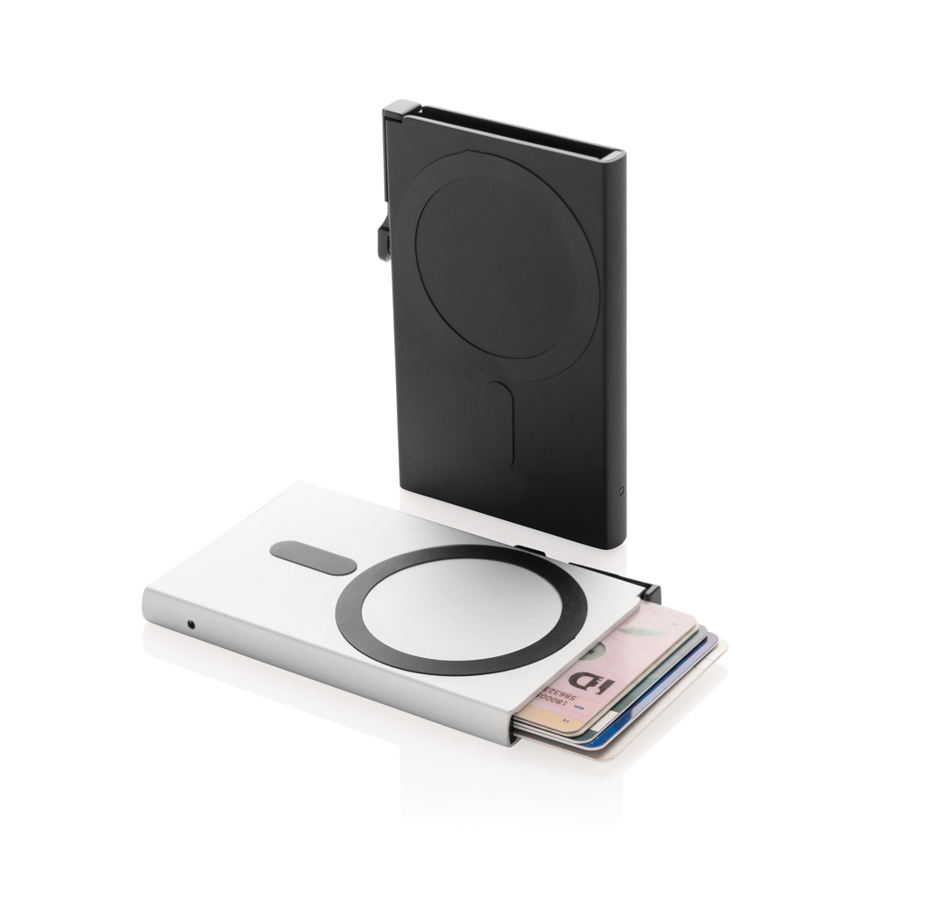 Picture of Standard aluminium RFID magnetic phone cardholder