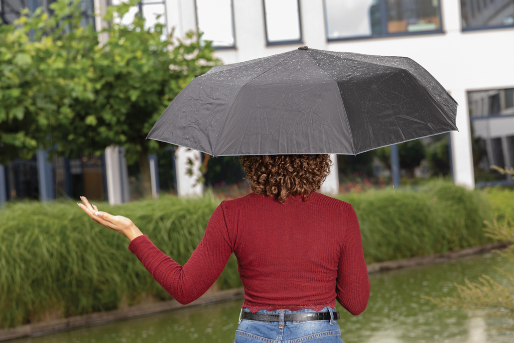 Picture of 21" Impact AWARE™ RPET 190T Pongee dual colour mini umbrella
