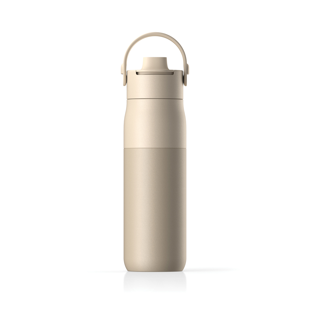 beige Botella BRITA LARQ Essential 680 ml