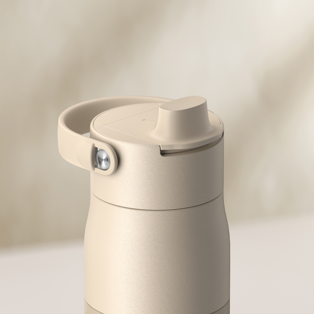 beige Botella BRITA LARQ Essential 680 ml