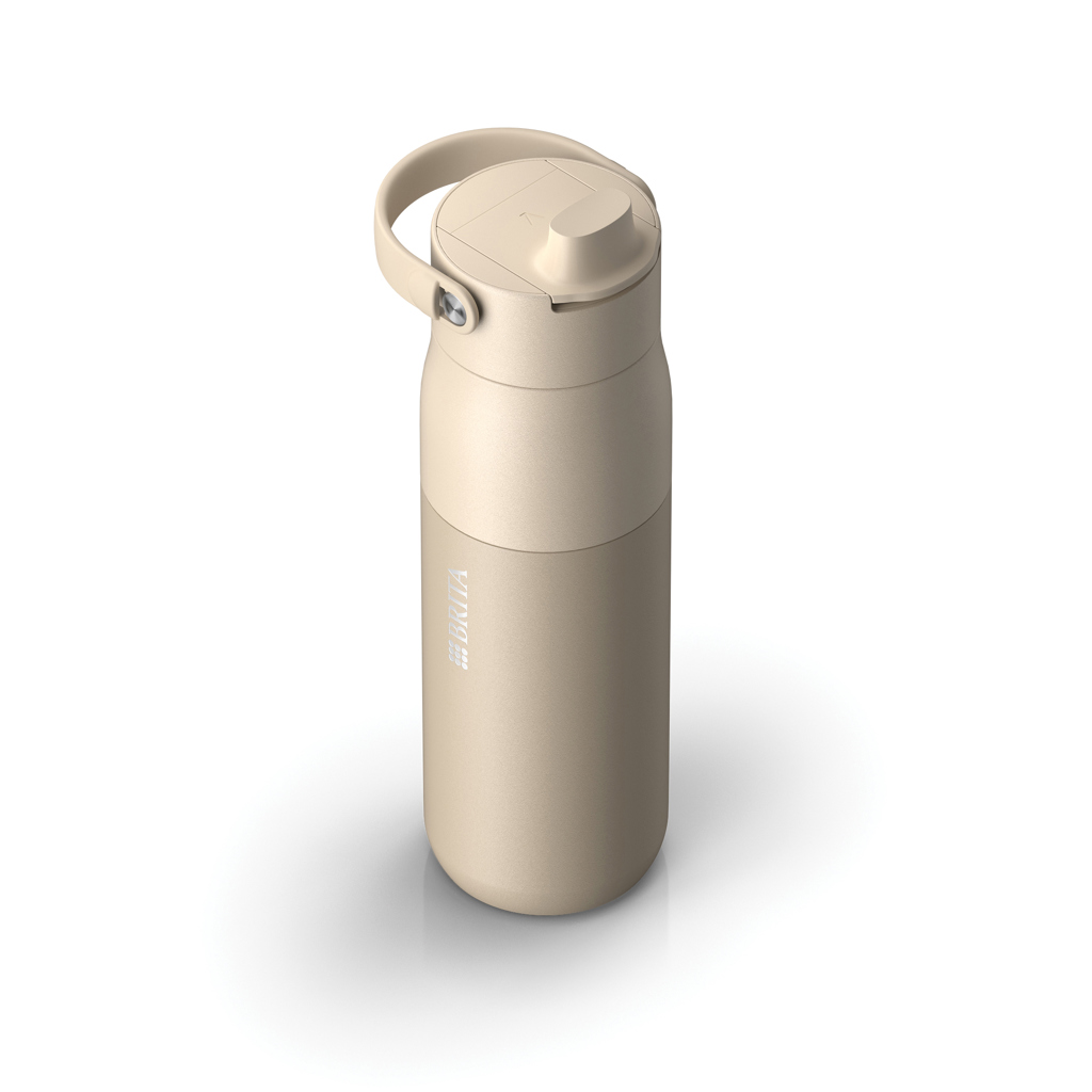 beige Botella BRITA LARQ Essential 1000 ml