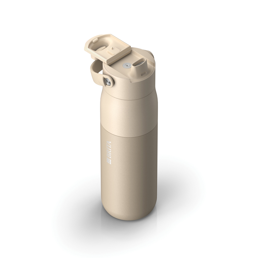 beige Botella BRITA LARQ Essential 1000 ml
