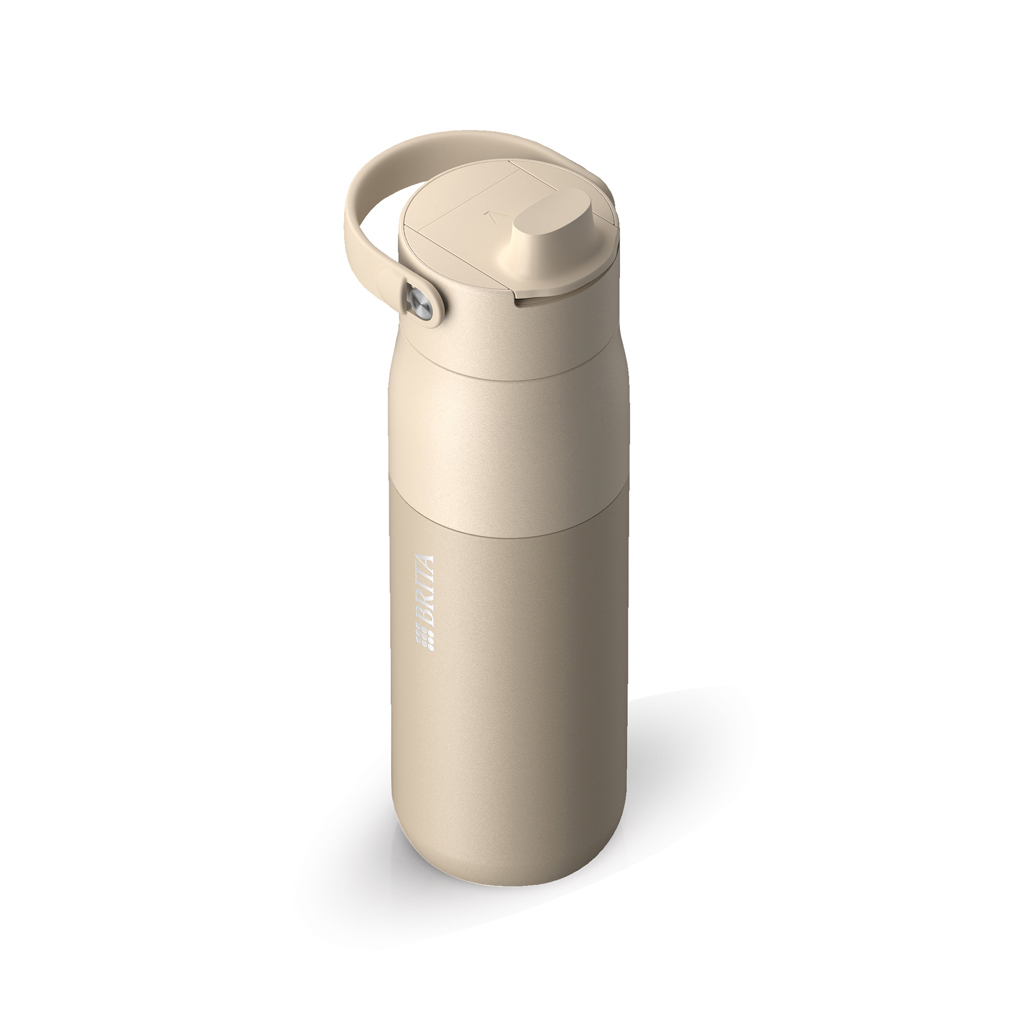 beige Botella BRITA LARQ Essential 1000 ml