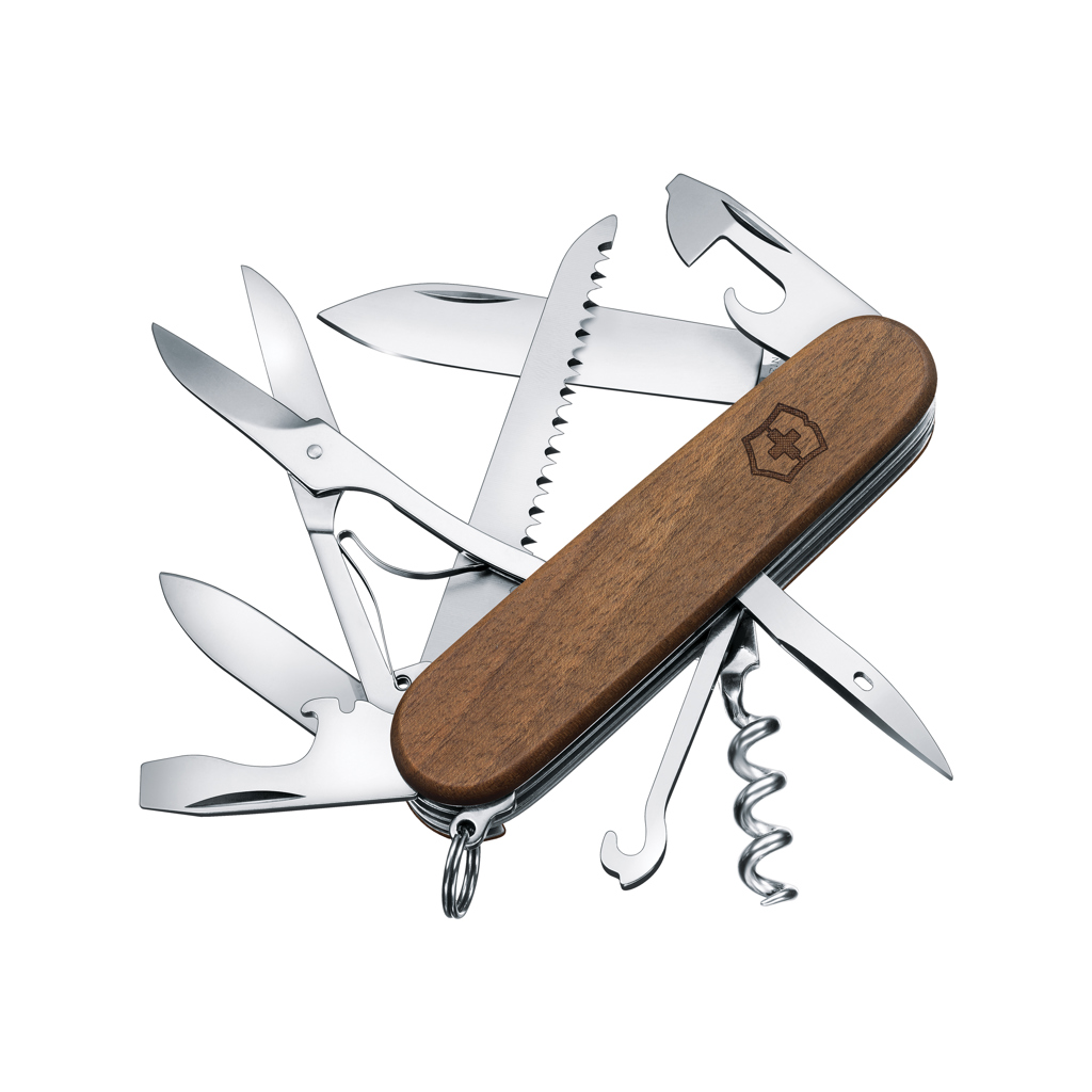 Navaja de bolsillo VICTORINOX Huntsman madera 13 funciones