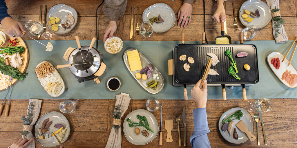 Raclette Gourmet Party para 8 personas BOSKA (UE tipo F)