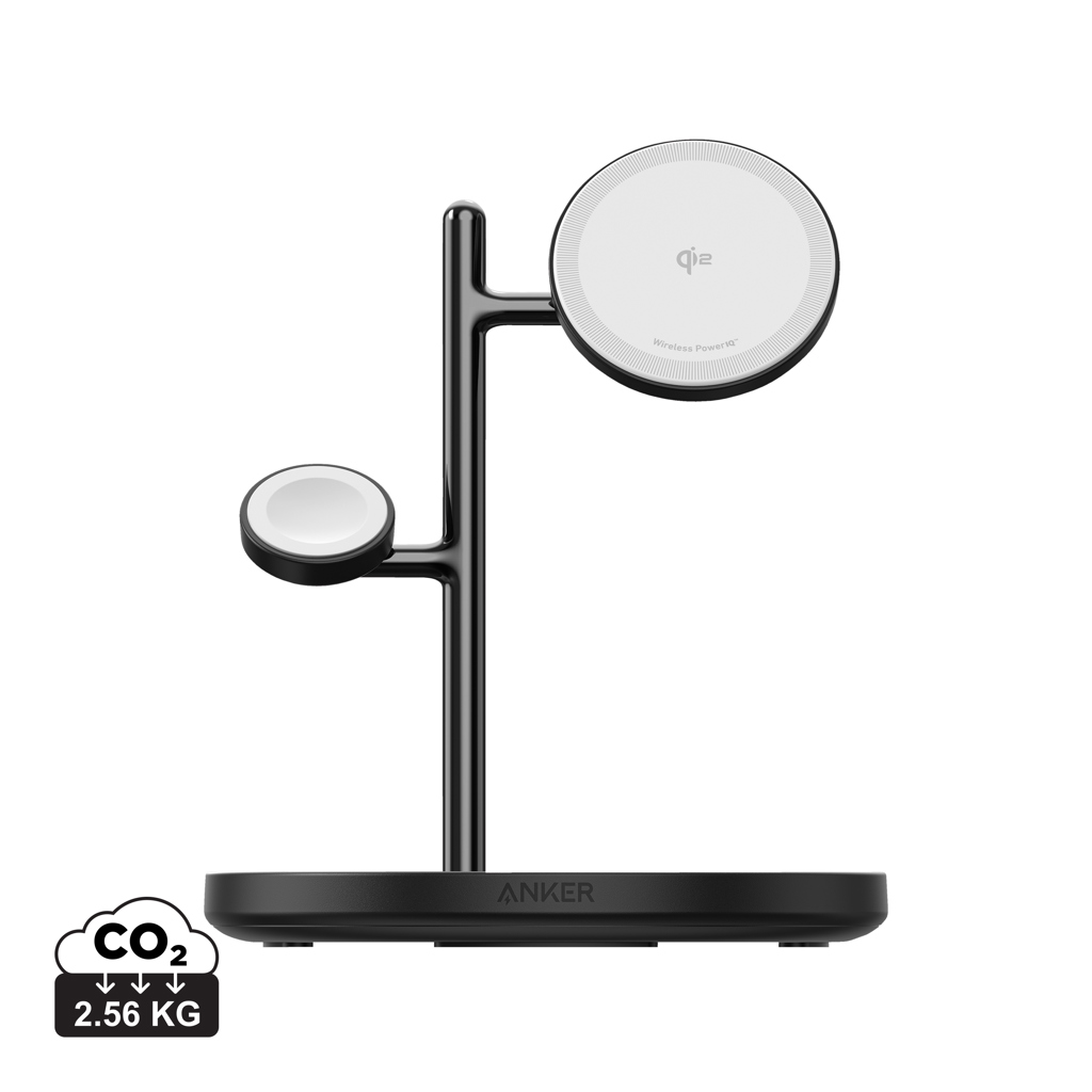 ANKER MAGGO 3 in 1 magnetinis belaidis stovas — Juoda