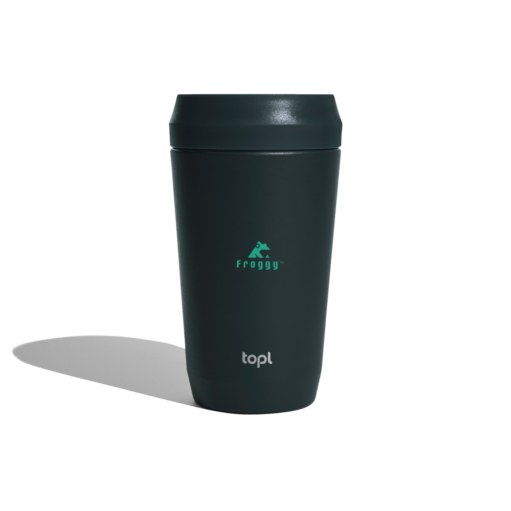 Picture of Topl Recycled Steel To Go Tumbler Patented 360 Lid 354ml