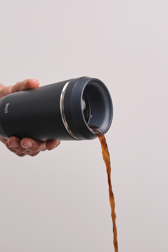 Topl-Trinkbecher aus rec. Stahl mit 360-Grad-Deckel 354ml - 8