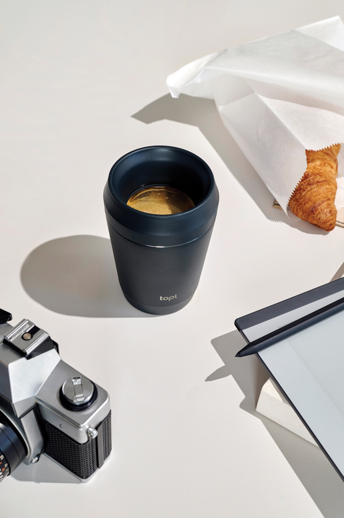 Topl-Trinkbecher aus rec. Stahl mit 360-Grad-Deckel 236ml - 7