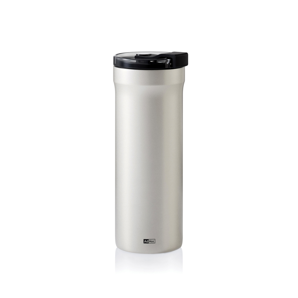 gris claro AdHoc Taza térmica Pulse
