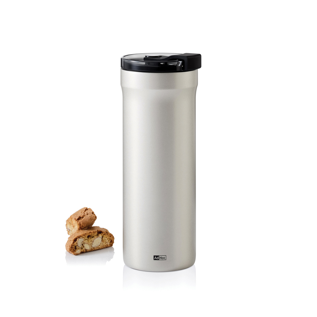 gris claro AdHoc Taza térmica Pulse