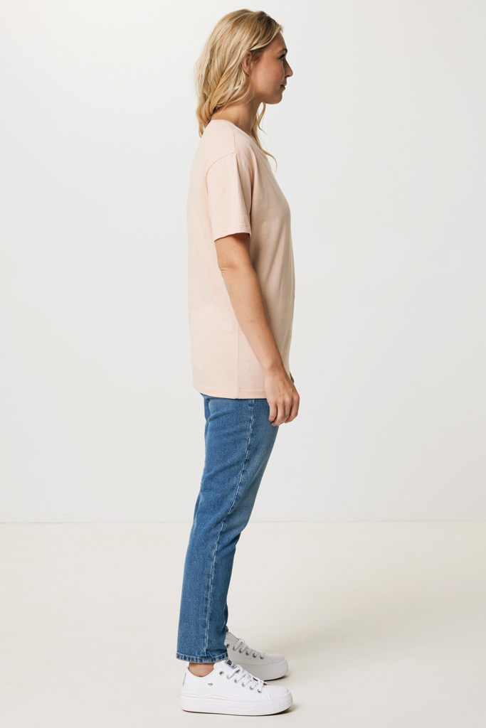 peach nectar IQONIQ Yala Camiseta Mujer Light Weight Algodón Reciclado