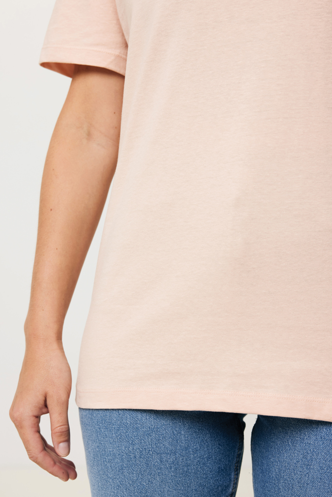 peach nectar IQONIQ Yala Camiseta Mujer Light Weight Algodón Reciclado