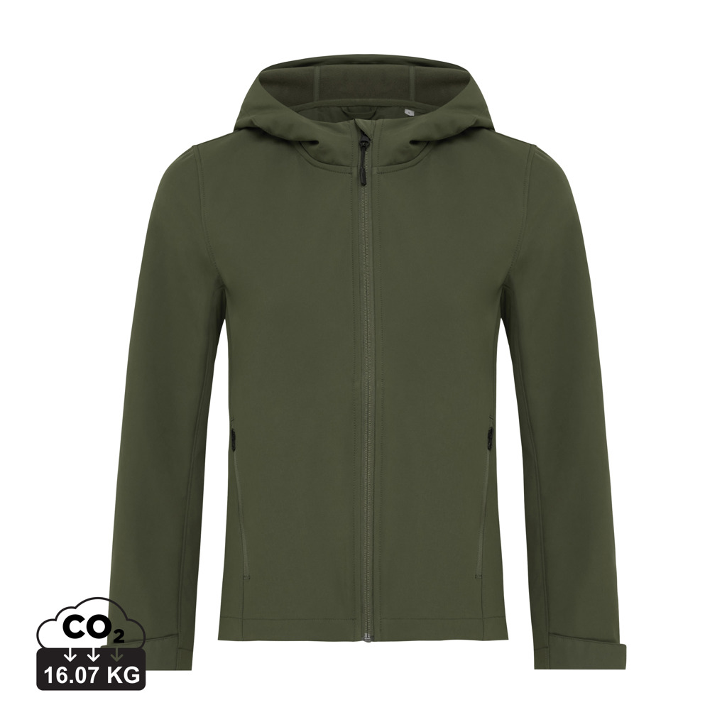 Iqoniq Makalu dame softshelljakke i genanvendt polyester, khaki