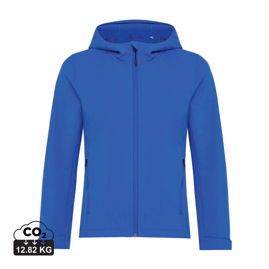 azul real IQONIQ Makalu Chaqueta ShoftShell Mujer Poliéster Reciclado