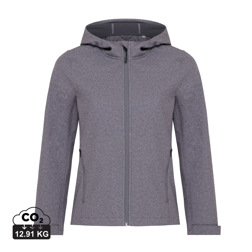 vulcano heather grey IQONIQ Makalu Chaqueta ShoftShell Mujer Poliéster Reciclado