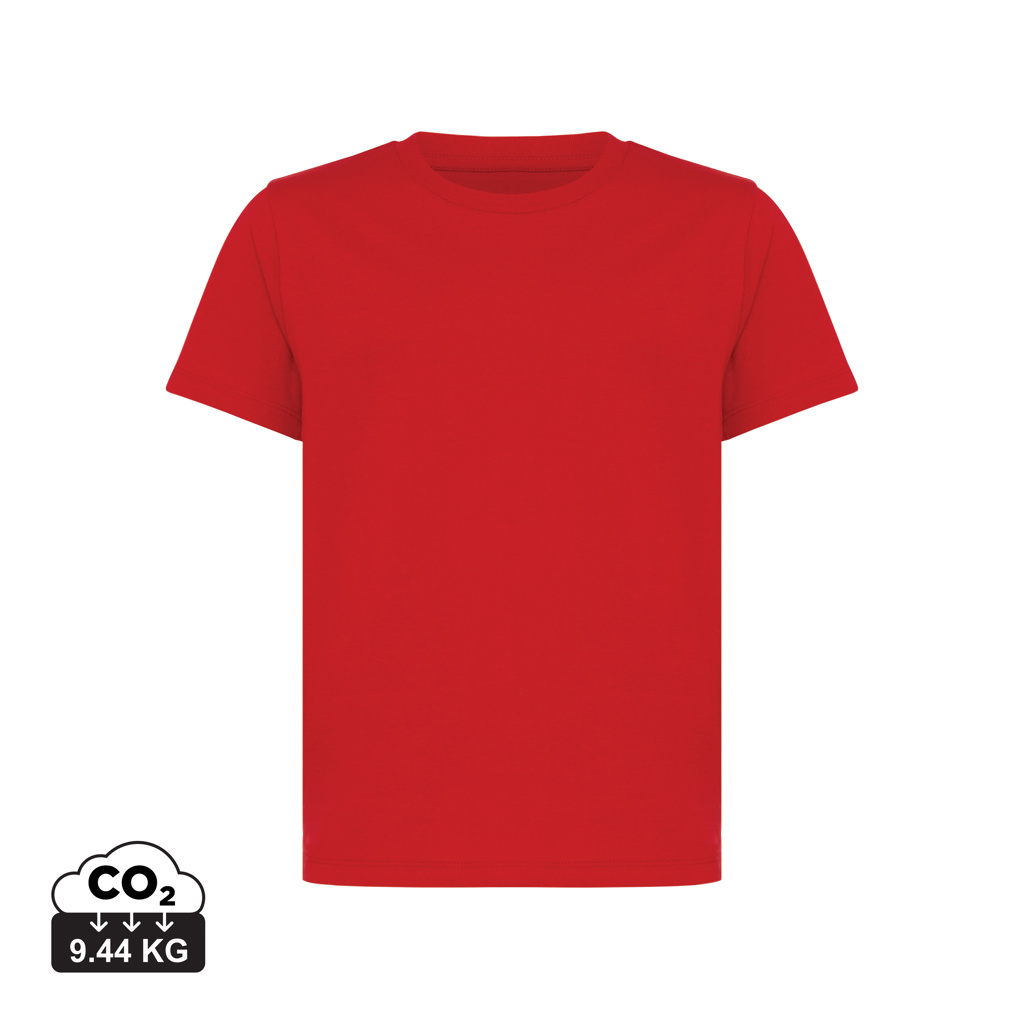 rojo IQONIQ Koli Camiseta Infantil Light Weight Algodón Reciclado