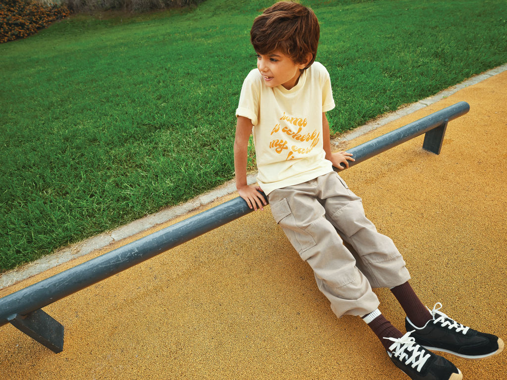 IQONIQ Koli Camiseta Infantil Light Weight Algodón Reciclado