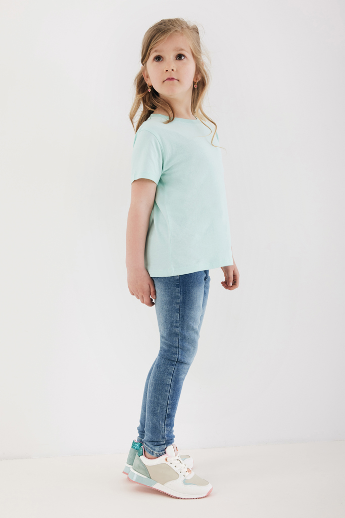 crushed mint IQONIQ Koli Camiseta Infantil Light Weight Algodón Reciclado