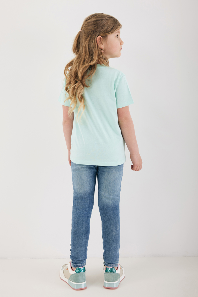crushed mint IQONIQ Koli Camiseta Infantil Light Weight Algodón Reciclado